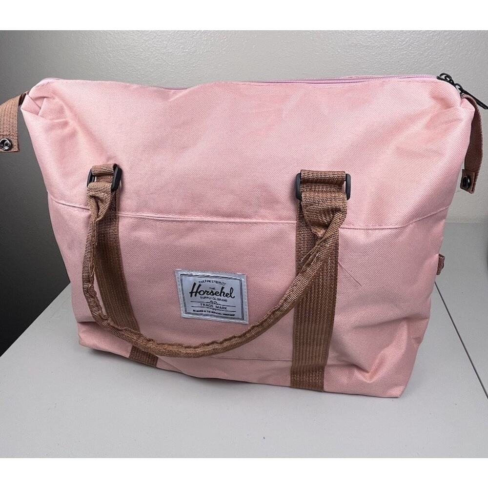 Herschel Supply Co Pink Weekender Duffle Gym Travel Bag Canvas Carry On